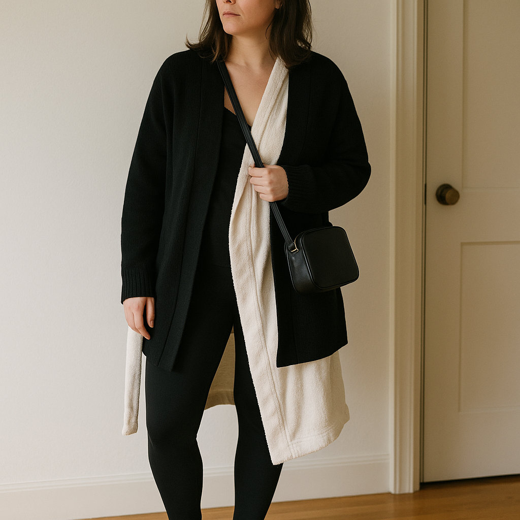 The robe-to-door outfit that doesn't feel like a surrender (yes, really)