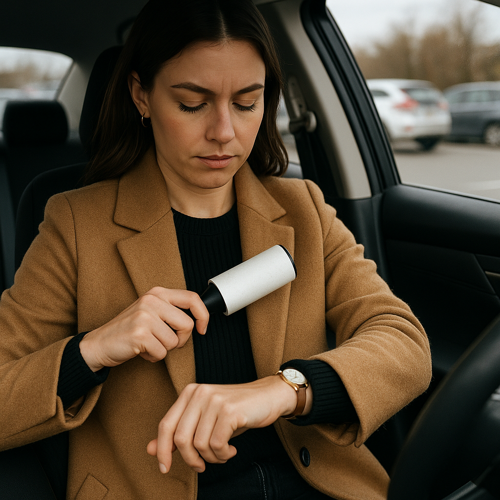The parking-lot lint check (and the sleeve trick)