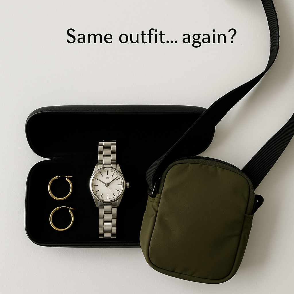 Make a three-accessory loop so outfits don't feel repeated