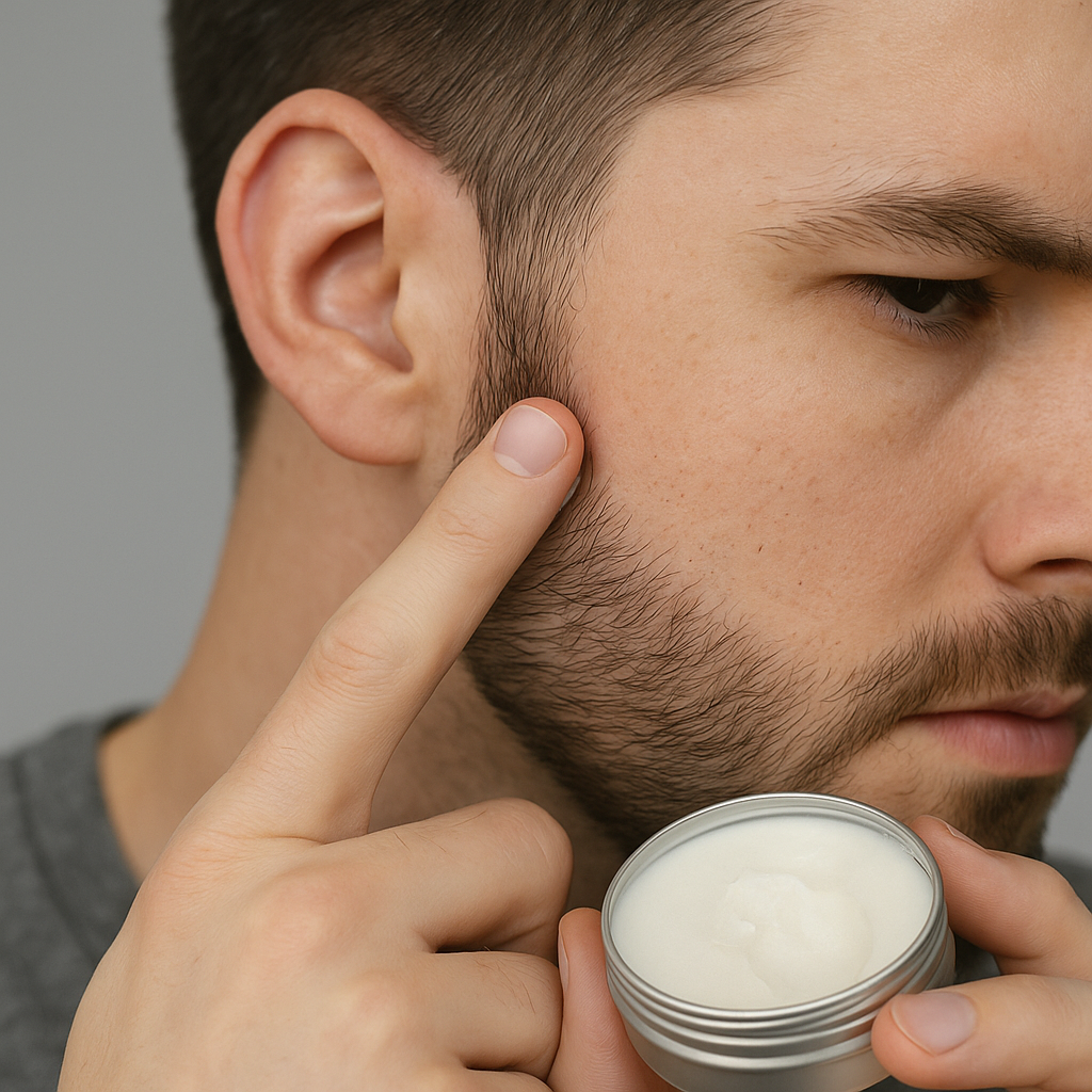 Define sideburns with hair wax, not a trimmer