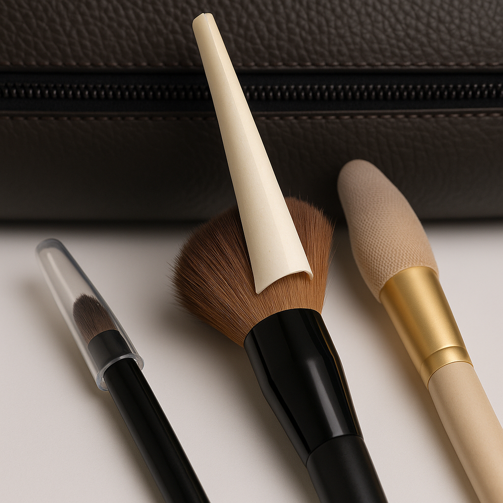 Cap your makeup brushes like they're pens