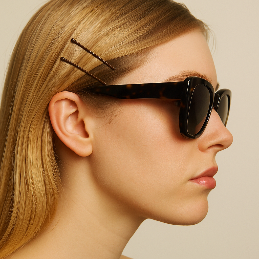 Two bobby pins, one clean part, zero sliding