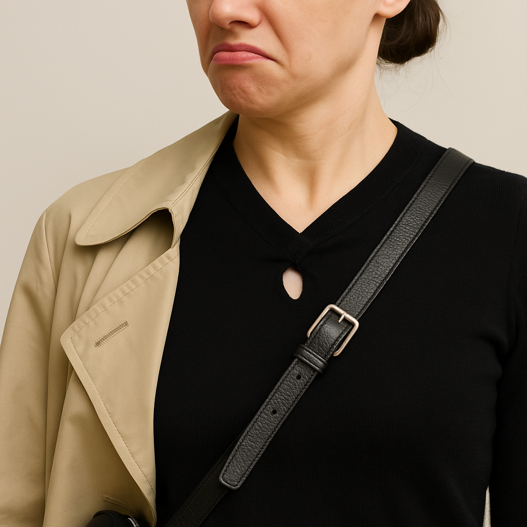 Do a two-strap walk test with your everyday bag