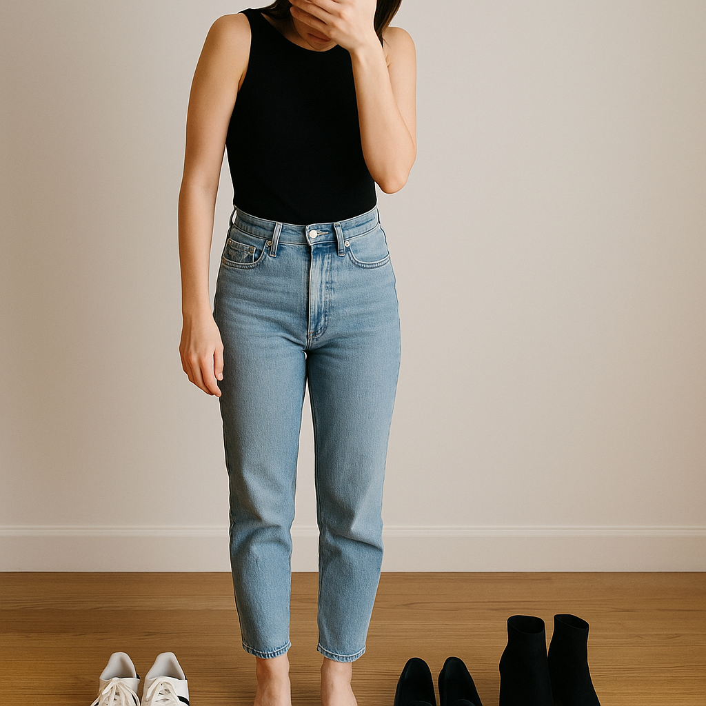 Do the shoe lineup before you change anything else