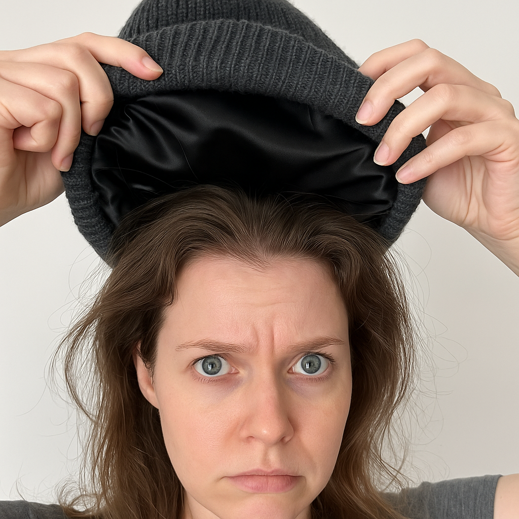 Satin under your beanie, not conditioner on your roots