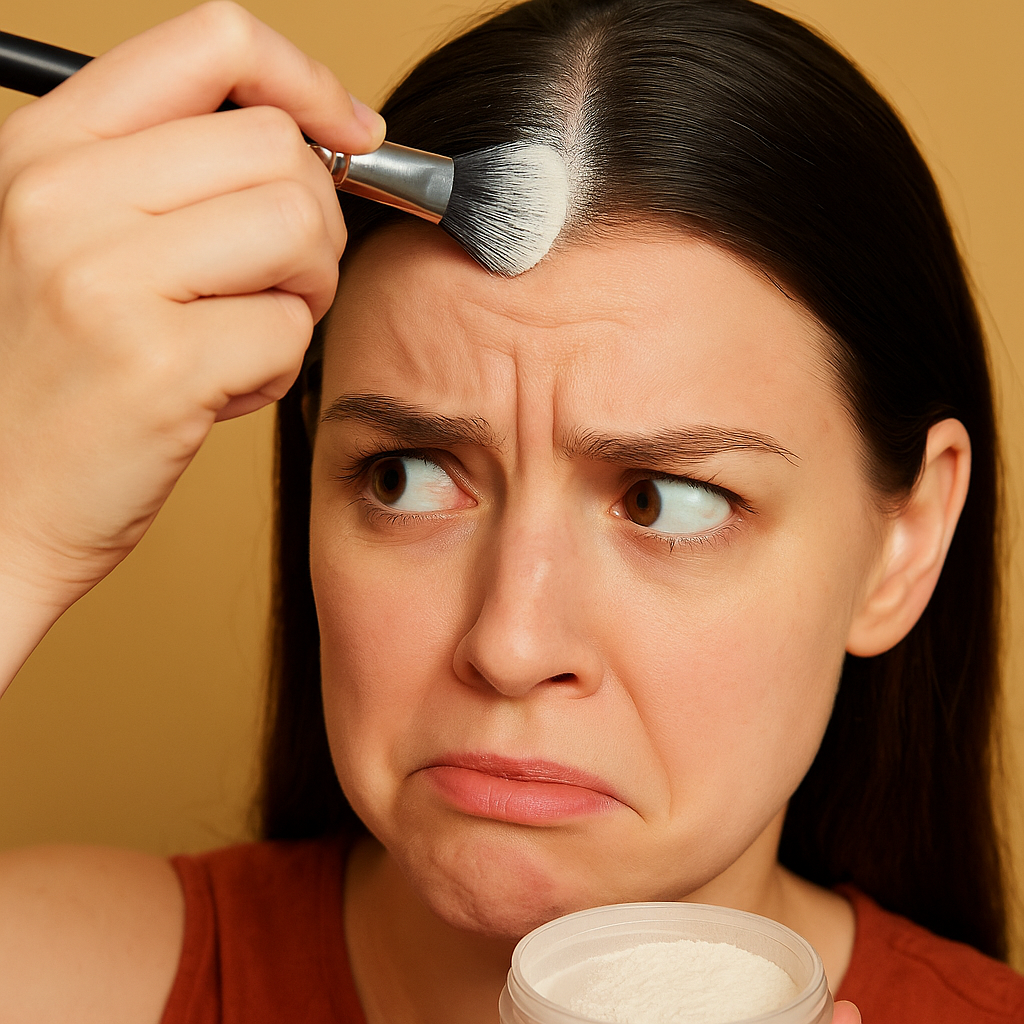 Set your part like it's makeup (because it is)