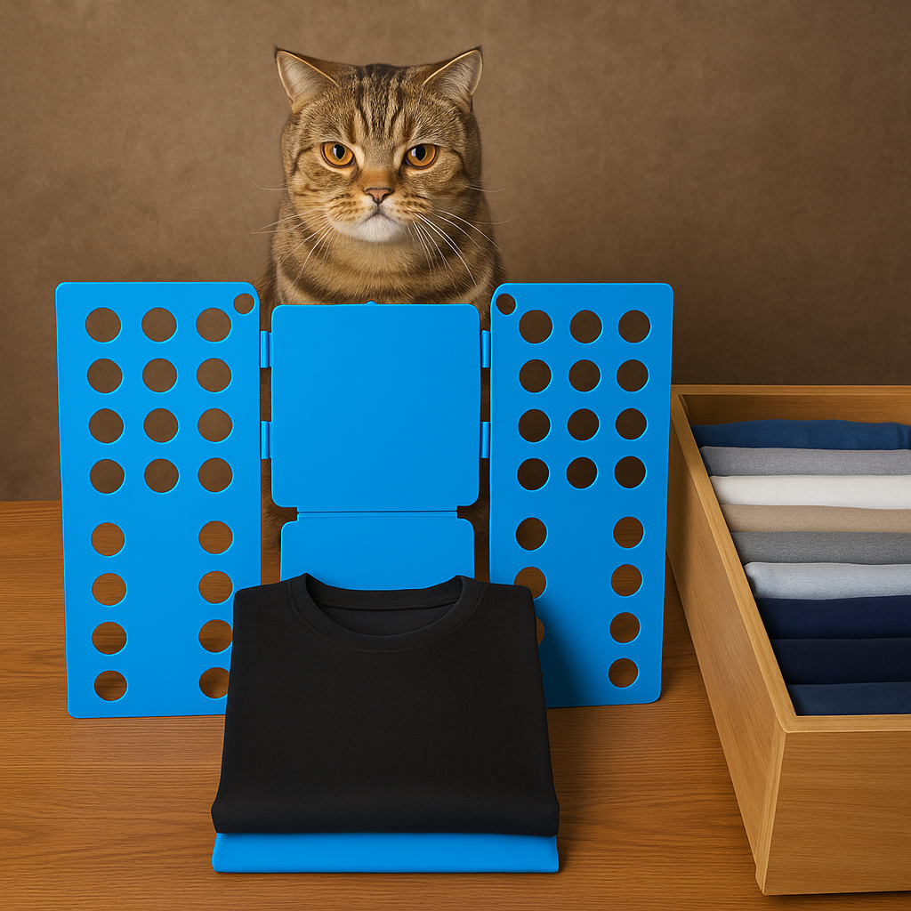 Use a folding board for the pieces you touch every day