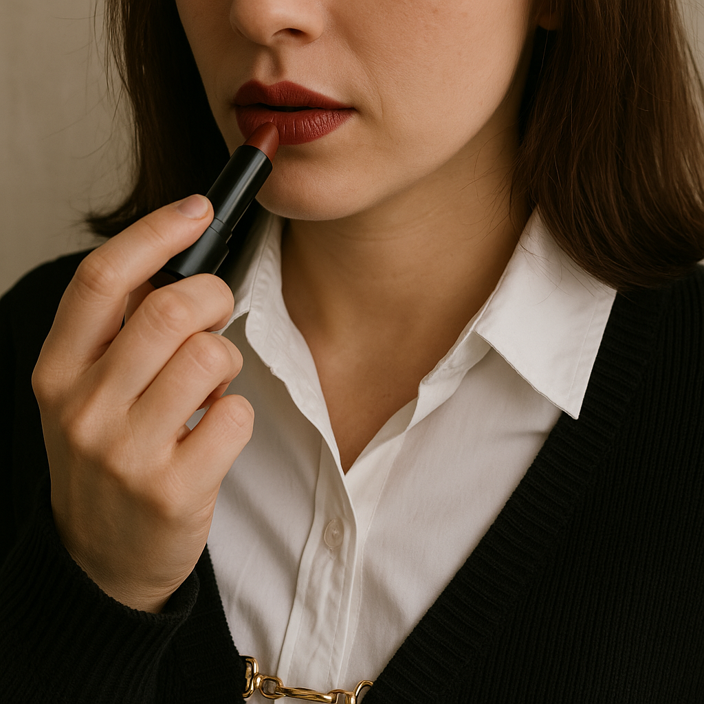 The one-lip-color rule that makes repeats look intentional